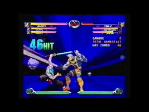 Hayato marvel vs capcom 2 combo video scraps..