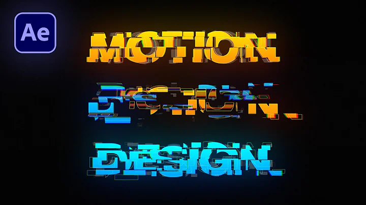Create Stunning Glitch Text Animation in After Effects