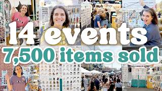 Lessons learned, bestsellers, top events, + more 🐈⬛ 🐈 Spring season review from 14 pop up markets