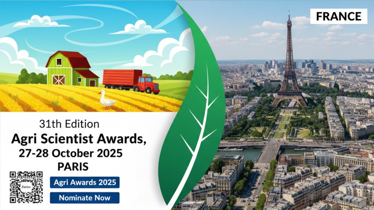 31th Edition Agri Scientist Awards | 27-28 October 2025 | Paris, France