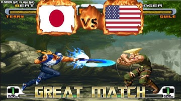 SvC Chaos - SNK vs Capcom Plus - K.N9999  (JPN) VS (USA) Age [svcplus] [Fightcade]