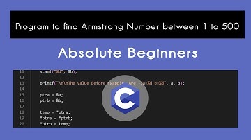 Program to find Armstrong Number between 1 to 500 | Top 100+ C Language Programs100+ C Language