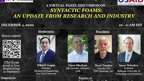 Syntactic foams: An update from research and industry