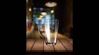 Make Transparent Effect of Glass Easily In Photoshop 2024 #shorts