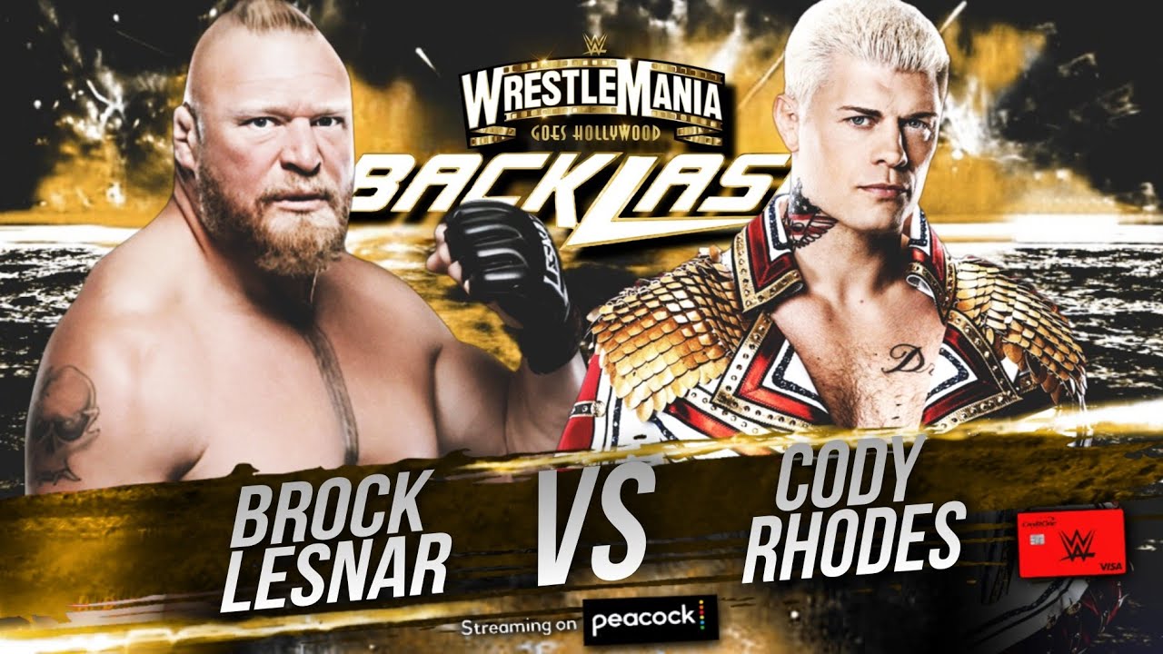 Brock Lesnar Vs Cody Rhodes WWE Backlash 2023 YouTube