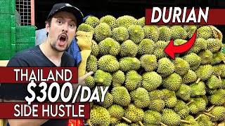 How I make $300 per day selling DURIAN, Bangkok Thailand 🇹🇭