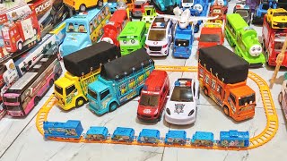 Mainan mobil truk OLENG, polisi Car, ambulan, DAMKAR, bus TELOLET, pickup gas Pertamina, truk molen