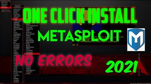 How to Install Metasploit in Termux| One Click Installation | No any Errors | 2021.