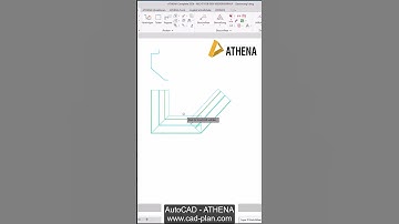 AutoCAD/ATHENA Tipps&Tricks Blechauszug #designer  #construction #architecture #drawing #autocad #2d