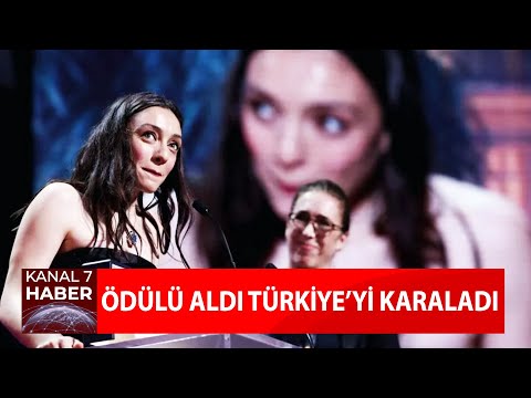 Merve Dizdar Aldığı Ödülle Ülkesini Karaladı!