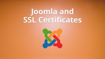 Using Joomla and SSL Certificates