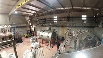 Fabric Dyeing Machine Installation Movie