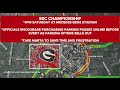Traffic update | What to expect on the roads ahead of SEC Championship game