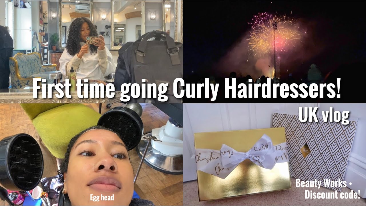 First Curly Hair Cut in 10 years + Beauty Works Discount Code! (vlog