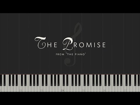 The Promise (from "The Piano") - Michael Nyman \\ Synthesia Piano Tutorial