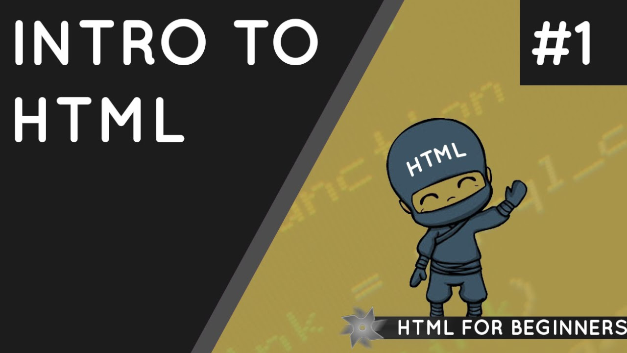 แบบฝึกหัด html  Update New  HTML Tutorial for Beginners 01 - HTML Introduction