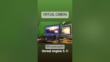 Virtual camera in UE5 with VR controller!  #unrealengine #indie #vfx #vr #oculusquest