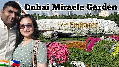 PLACE TO VISIT IN UAE | DUBAI MIRACLE GARDEN | WIT...