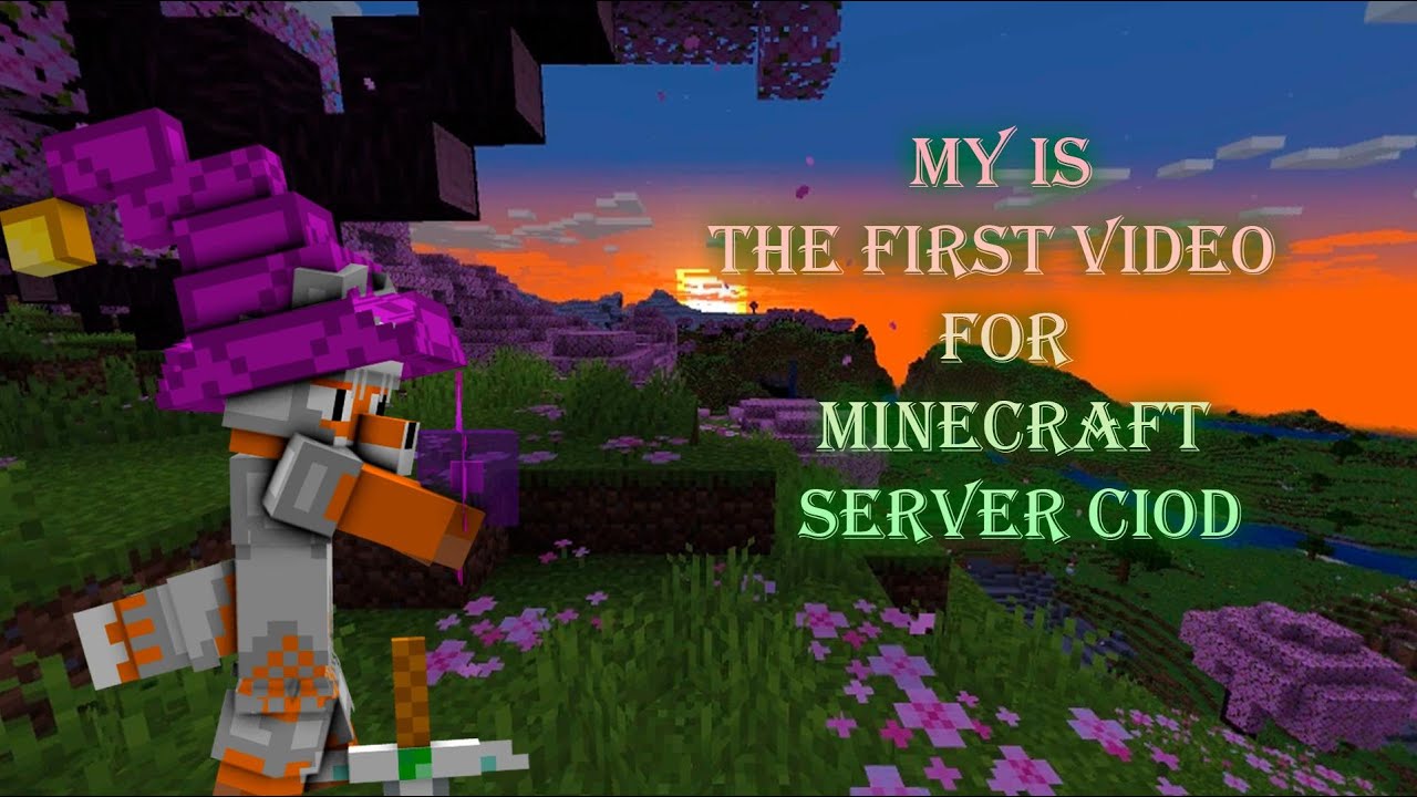 My Server CiOD #1 | Building an underground city - YouTube