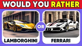 Would You Rather…? Luxury Car Edition! 🚗🚙