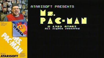 Ms.Pac-Man for the Texas Instruments TI-99/4A - game play