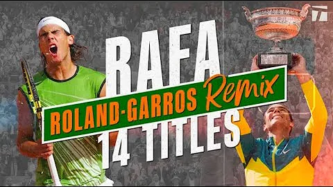 Rafael Nadal's 14 Roland Garros titles 🏆