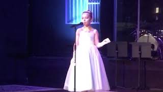 Time To Say Goodbye, Age 8 Talent Show