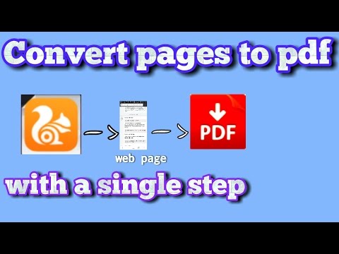 Comment convertir page web en pdf sur android