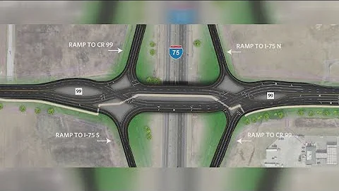 Construction of diverging diamond at I-75 and County Road 99 in Findlay begins