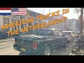 WHY are there SO MANY AMERICAN pickup trucks in The Netherlands?? AMERICA!!