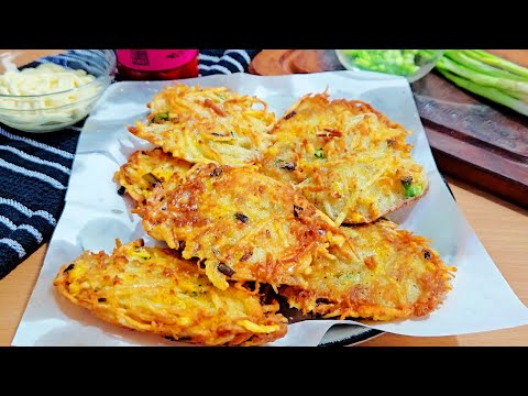 CHEESY POTATO PANCAKE RECIPE