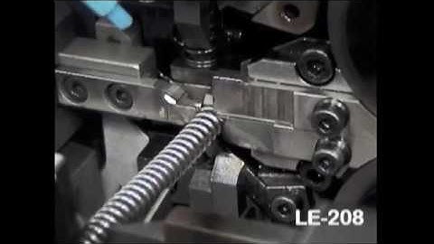 CNC Tension Spring Machine LE-208 - 1.2mm Long Extension Spring  - YHM