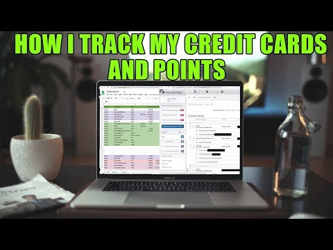 How I keep Track of My CREDIT CARDS and POINTS