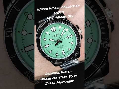 Годинник чоловічий Casio MTP-VD01D-3E1, видео 1