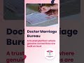 Your Search For The Right Life Partner Ends Here 🤍 | Doctor Marriage Bureau