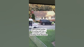 Postal worker caught tossing the mail