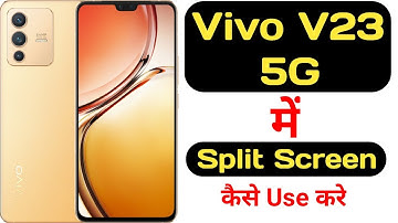 How to enable split screen in Vivo V23 || Vivo V23 me split screen kaise enable kare ||