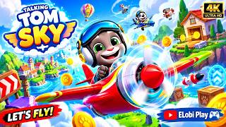 Talking Tom Sky Run Gameplay 4K ✈️ Tom’s Epic Flight Adventure! screenshot 1