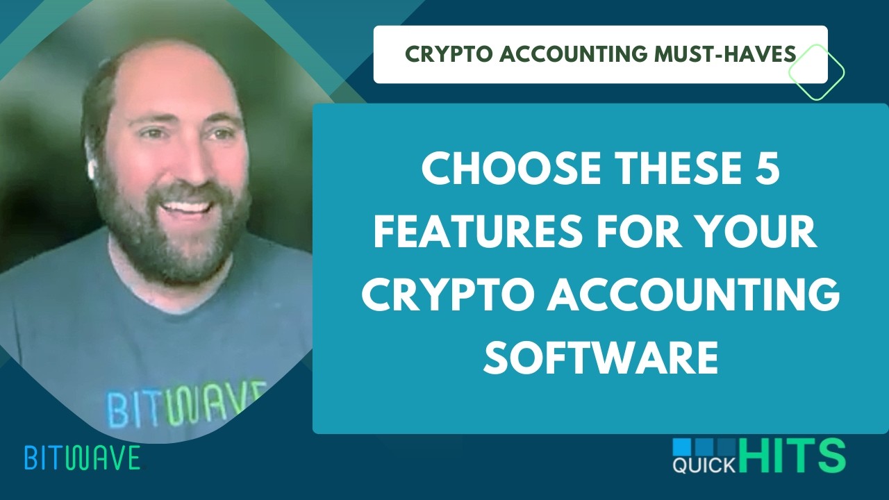 Must-Have Features for Crypto Accounting Software