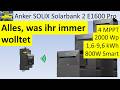 Anker solix solarbank 2 e1600 pro alle details alle funktionen ankersolix