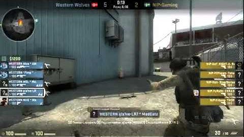 CS:GO DreamHack Summer 2013 - Western Wolves vs NiP de_nuke_se