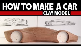 How to make a car clay model. From the sketch to the clay model.