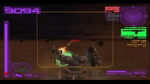 Armored Core 2 Another Age - VS 2 Ravens with max AP tank