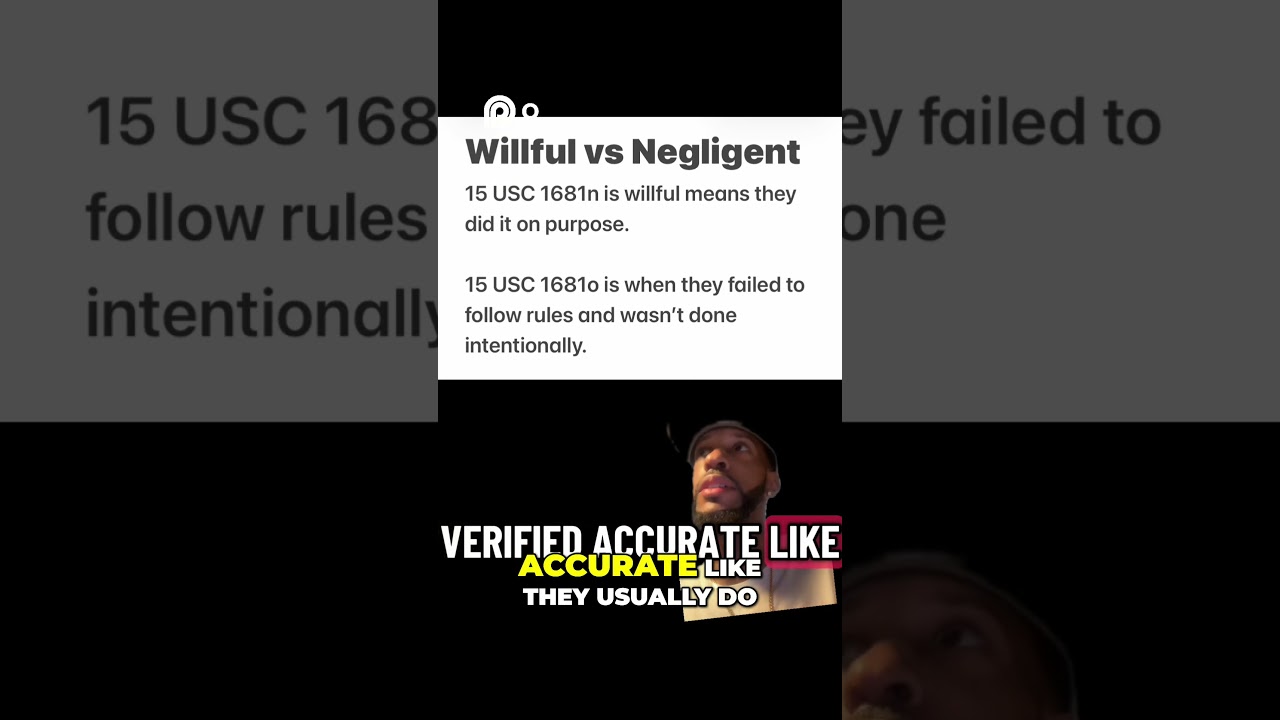 Case law backs credit disputes. Learn the lawful way—50% off thru New Year: RESET3. Link bio.