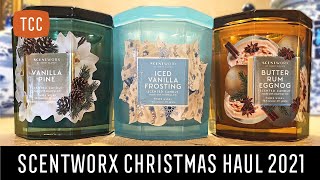 NEW ScentWorx Christmas Candles Haul Fall 2021 Recap