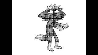 Don't touch my pizza but encoded to a flipnote
