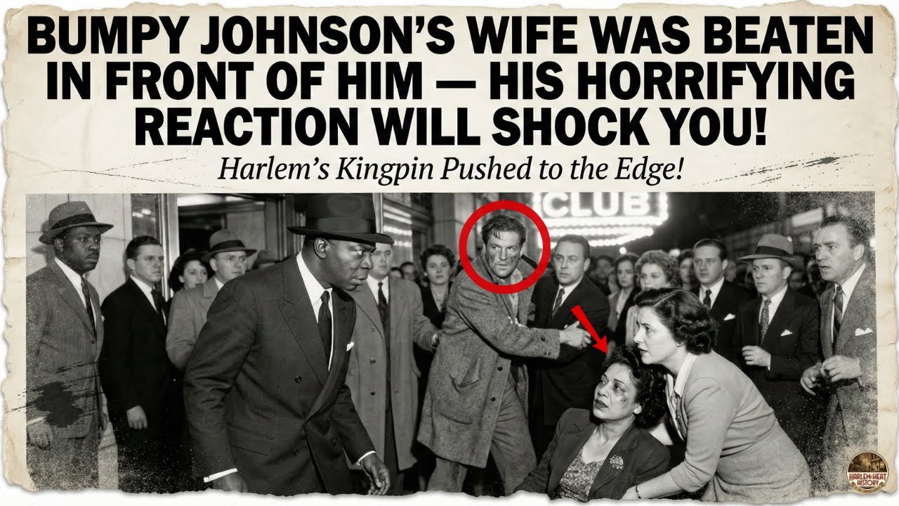 Bumpy Johnson’s Wife was BEATEN in Front of Him — His Horrifying Reaction Will Shock You!