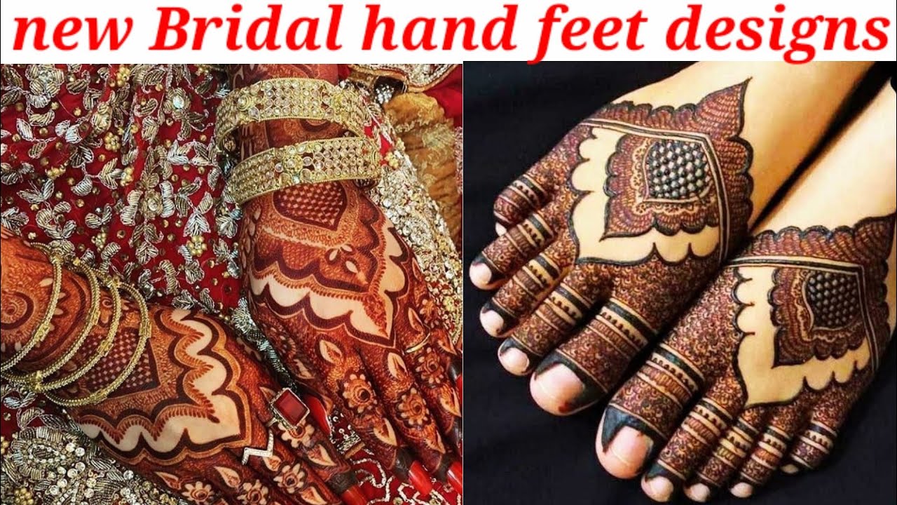 Bridal Henna Designs For Hands And Feet
