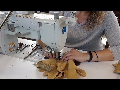 Video: How To Sew Work Gloves