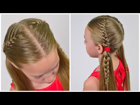 french-braid-&-feathered-braid-|-summer-hairstyle-(easy-little-girls-hairstyles-#77)-#lgh